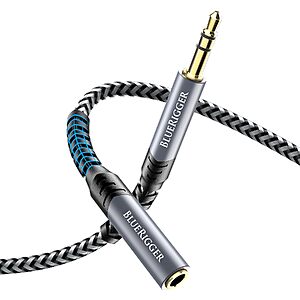 $7.80 – 40′ Bluerigger 3.5mm Male to Female Headphone Extension Cable w/ 24K Gold Plated Connectors on Sale for  at Amazon