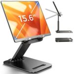 $7.49 – Lisen Foldable Tablet Stand & Holder for iPad, Phones & Tablets (Black) –  + Free Shipping w/ Prime or on $35+