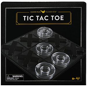 $3.30 – Spin Master Games Cardinal Classics Tic Tac Toe Classic Board Game Available for  + Free Shipping with Prime or on Orders over $35