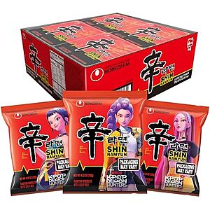 $10.61 – Nongshim Shin Ramyun Noodles: Rich Beef Flavored Broth, Microwaveable 4.23 oz (Pack of 16) –  with S&S at Amazon