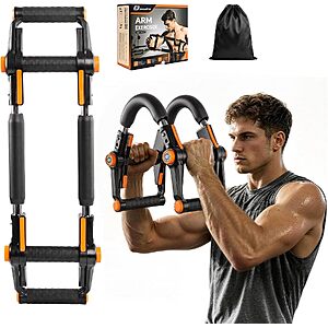 $14.99 – SolidFit Adjustable Twister Arm & Chest Trainer w/ 60-140 Lbs Resistance –  + Free Shipping w/ Prime or on $35+