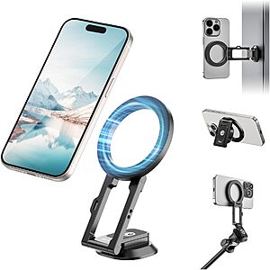 $10.73 – ULANZI MA50 Phone Holder for Magsafe, Aluminium Magnetic Phone Tripod Stand