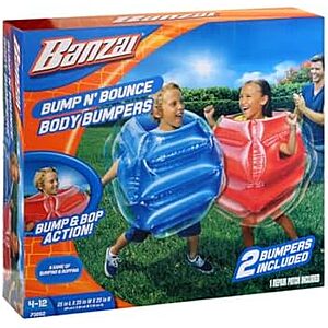$11.99 – * | BANZAI: Bump N’ Bounce Body Bumpers, A Game of Bumping & Bopping at Amazon