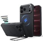 $17.99 – ESR Cyber Tough iPhone 18/17 Pro Max Case w/ Flex Stand (Black) –  + Free Shipping w/ Prime or on $35+
