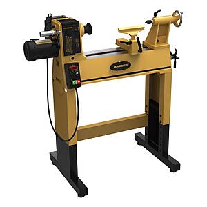 $1,999.00 – Powermatic 14″ x 20″ Variable Speed Woodworking Lathe with Open Stand, Reversible Wood Turning Machine, 1 HP, 120V 1Ph (PM2014) Now on Sale at Amazon