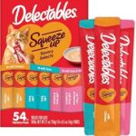 $20.68 – S&S 30% off Q Delectables Squeeze Up Handheld Lickable Cat Treats, Chicken, (Tuna and Tuna and Salmon) 54 Count 10K+ bought in past month