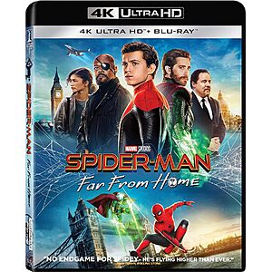 $14.99 – Spider-Man: Far from Home – 4K + Blu-ray + Digital  at Amazon.com