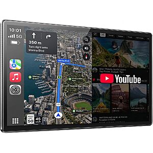 $111.99 – 11″ LAMTTO Wireless Carplay Screen w/ Apps & Backup Camera  + Free Shipping