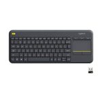 $27.03 – Logitech K400 Plus Wireless Touch TV Keyboard for PC-Connected TV – Black Now at Lowest Price Ever on Amazon