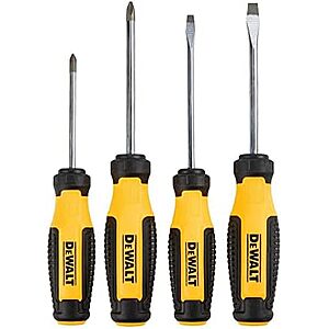 $9.99 – * | 4-Pc DeWALT Magnetic Screwdriver Set (DWHT65200) at Amazon