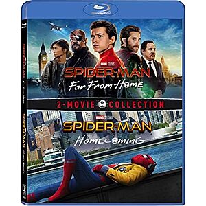 $15.49 – Spider-Man: Far from Home / Spider-Man: Homecoming – Set – Blu-ray + Digital  at Amazon.com
