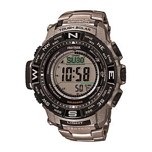 $387.92 – Casio Men’s Pro Trek PRW-3500T-7CR Tough Solar Triple Sensor Digital Sport Watch Drops to Record Low Price at Amazon
