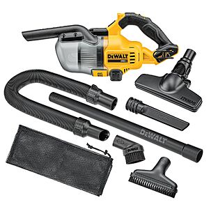 $99.00 – DEWALT 20V MAX Cordless Dry Hand Vacuum w/ HEPA Filter (DCV501HB, Tool Only) – $99 + Free Shipping