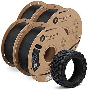 polymaker TPU black 4kg at Record Low Price on Amazon