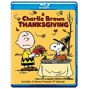 $9.99 – A Charlie Brown Thanksgiving Blu-ray  at Amazon.com