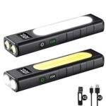 $14.36 – 2-Pack Huccbs Rechargeable Magnetic EDC Pocket Flashlights + Free Shipping w/ Prime or on $35+