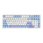 $34.49 – EPOMAKER x Aula F99 Wireless Gasket Mechanical Keyboard (White Light Blue, Graywood V3 Switch) –  + Free Shipping w/ Prime or on $35+
