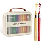 $6.99 – 12-Pack MemOffice Brush Tip Acrylic Paint Markers at  + Free Shipping w/ Prime or on $35+