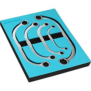 $19.79 – DURATECH Half Moon Box Wrench Set, SAE, 5-Piece, 5/16” to 7/8” – Record Low Price at Amazon