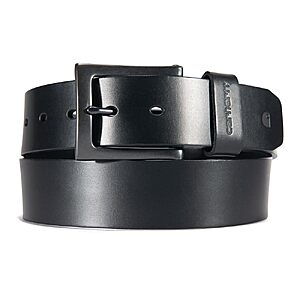 $13.26 – Carhartt Men’s Burnished Leather Box Buckle Belt (Black, Select Sizes: 42, 44, 46) from  + Free Shipping w/ Prime or on $35+