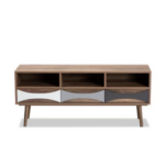 $59.25 – 47.2″ Leane TV Stand for TVs up to 52″ (Natural Brown) + Free Shipping