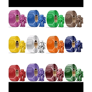 $7.33 – Buy 6 get 4 free on Creality PETG Filament Refill 1.75mm 1KG No-Spool For Bambu Lab Reusable Spools –  per roll with coupon code Countdown20