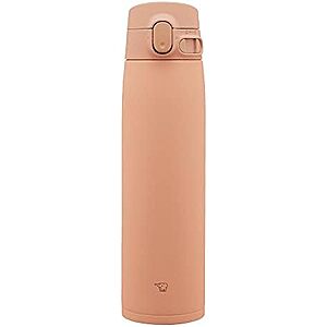$24.99 – * | 24-Oz Zojirushi Water Bottle, One-Touch Stainless Steel Mug (Pale Taupe) at Amazon