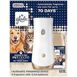 $5.63 – SnS, AC  | Glade Automatic Spray Refill Starter Kit, Pet Fresh Scent, 1 Holder + 1 Refill at Amazon