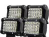 $13.99 – LED Pod Lights 4 Inch 72W 4PCS Off Road Lights Cube Quad Row Spot Beam Led Light Bar LED Pod Lights cube light bar for off-road vehicles