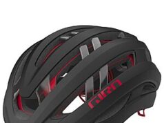 $221.22 – Giro Aries Spherical Bike Helmet – Matte Carbon/Red Large giro aries spherical bike product image