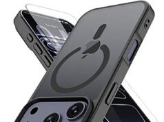 $3.04 – Amz Magnetic For iPhone 17 PRO Case With 1 Screen Protector Mil-Grade Drop Protection Compatible With Magsafe Shockproof Slim Translucent Matte Protective Phone Case, BLACK Amz Magnetic iPhone 17 Pro Case with screen protector