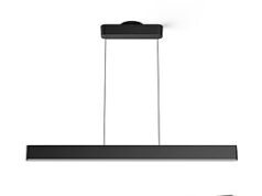 $395.99 – PHILIPS Hue Ensis Smart LED Pendant Light Black, Two LED Light, White & Color Light, Bluetooth, Voice Control with Alexa, Apple Home & Google Assistant PHILIPS Hue Ensis Smart LED Pendant Light in black