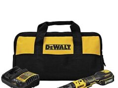 $274.00 – DEWALT 20V MAX XR Cordless Ratchet Set, 3/8″ and 1/2″ Sealed Head Ratchet, Battery and Charger Included (DCF510GE1) DEWALT 20V MAX XR Cordless Ratchet Set with sealed head design