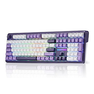 Redragon K745 PRO keyboard deal Redragon K745 PRO wireless gasket RGB mechanical keyboard in purple