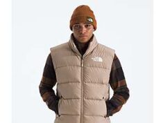 $71.98 – The North Face Men’s Frost Fall Down Vest (Mushroom Grey, Size M-3XL) – + Free Shipping north face mens frost product image