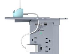 $9.99 – Mifaso Outlet Extender with Shelf w/ 6-Outlets & 3 USB Ports (Gray) – + Free Shipping w/ Prime or on $35+ Mifaso Outlet Extender with Shelf