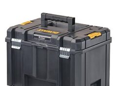 $28.89 – DEWALT TSTAK Tool Box, Extra Large Design, Removable Tray for Easy Access to Tools, Water and Debris Resistant (DWST17806) DEWALT TSTAK Tool Box in black