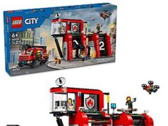 $63.95 – 843-Piece LEGO City: Fire Station w/ Fire Truck & Attachments 843-Piece LEGO City: Fire Station with vehicles and minifigures