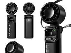 $9.99 – Lerat 3-in-1 Portable Handheld Turbo Fan (Black) + Free Shipping w/ Prime or on $35+ Lerat 3-in-1 Portable Handheld Turbo Fan in black