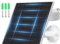 $11.99 – KEPEAK Solar Panel for Ring Cameras w/ USB-C to Ring Barrel Plug Adapter + Free Shipping w/ Prime or on $35+ KEPEAK Solar Panel for Ring Cameras with USB-C to Ring Barrel Plug Adapter