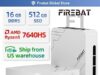 $276.00 – Firebat F1 Mini PC: Ryzen 5 7640HS, 16GB DDR5 5600MHz RAM, 512GB SSD, Windows 11 Pro $276 + Free S&H Firebat F1 Mini PC with AMD Ryzen 5 7640HS and DDR5 RAM