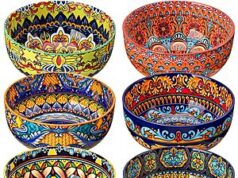 $22.19 – Prime: 6-Piece 28-Oz vancasso Bohemian Style Ceramic Soup Bowls (Various Designs) 6-Piece vancasso Bohemian Style Ceramic Soup Bowls with various designs