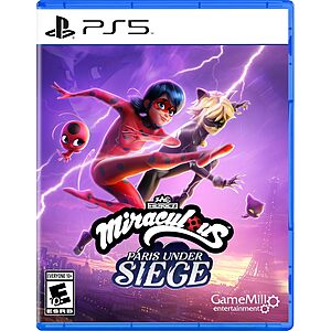 Miraculous: Paris Under Siege on sale at Amazon Miraculous: Paris Under Siege PS5 physical game cover