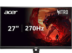 $179.99 – 27″ Acer Nitro 1440p 270Hz IPS Gaming Monitor XV270U Z1bmiiprx or less + Free Shipping Acer Nitro XV270U gaming monitor with 27 inch 1440p display