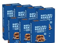$30.00 – 84-Count Nature’s Bakery Whole Wheat Fig Bars (Blueberry) $30 ($4.29 Each) w/ S&S + Free Shipping w/ Prime or on $35+ 84-Count Nature's Bakery Whole Wheat Fig Bars (Blueberry)