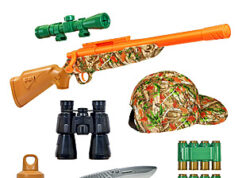 $8.50 – 18-Piece Adventure Force Deep Woods Hunter Set: Hunting Rifle Toy w/ Sounds + Free S&H w/ Walmart+ or on $35+ 18-Piece Adventure Force Deep Woods Hunter Set with camo rifle and accessories