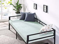 $57.00 – Mainstays Quick Lock Steel Support Twin Daybed Frame (Black) – $57 + Free Shipping Mainstays Quick Lock Steel Support Twin Daybed Frame in black