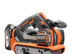 $64.99 – RIDGID 18V Brushless 3″ x 18″ Belt Sander R86065B (Tool Only). Factory Blemished. Free Shipping. RIDGID 18V Brushless 3" x 18" Belt Sander R86065B on Direct Tools Outlet