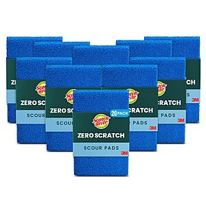 Scotch-Brite Zero Scratch Scouring Pad Deal 20-Count Scotch-Brite Zero Scratch Scouring Pads in blue
