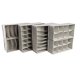 Deal on 6-Piece Improvements Drawer Organizer Set 6-Piece Improvements Drawer Organizer Set in Charcoal, Gray, or Linen